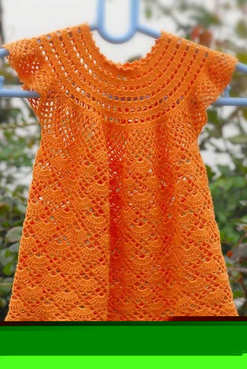 Crochet Frock for 3 Year Old Girl
