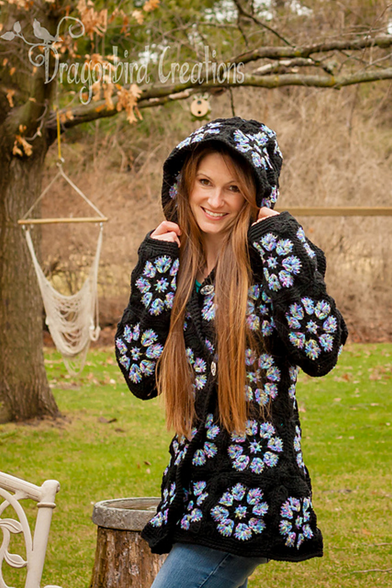 Dragon-bird’s Hood Jacket