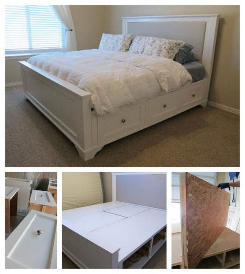 Farm House Storage Bed