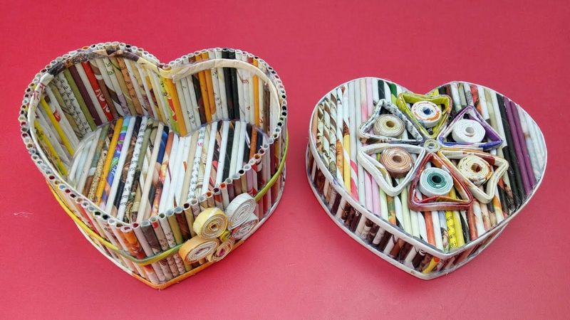 Jewelry Box Using Newspaper