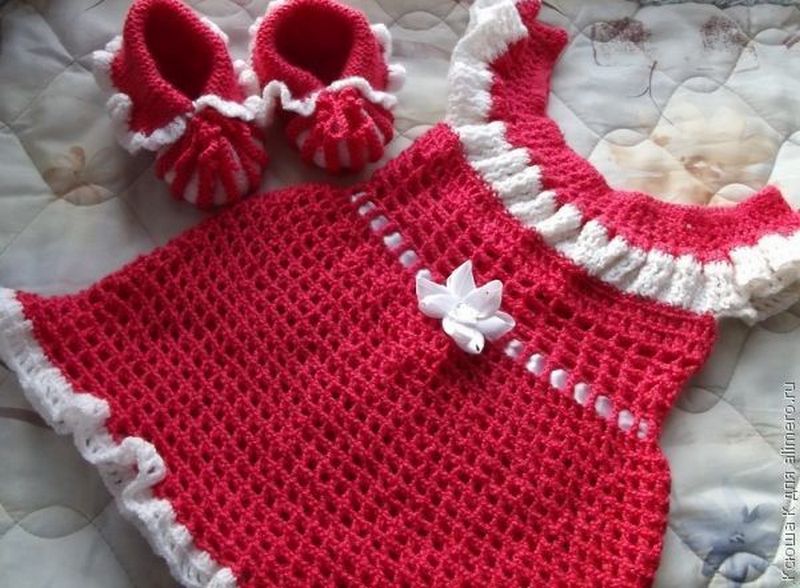 Knitted Ruffle Dress