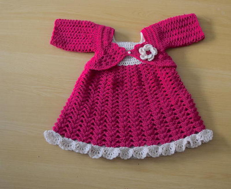 32 Cute and Adorable Crochet Baby Frock Patterns | DIY Easy Crafting ...