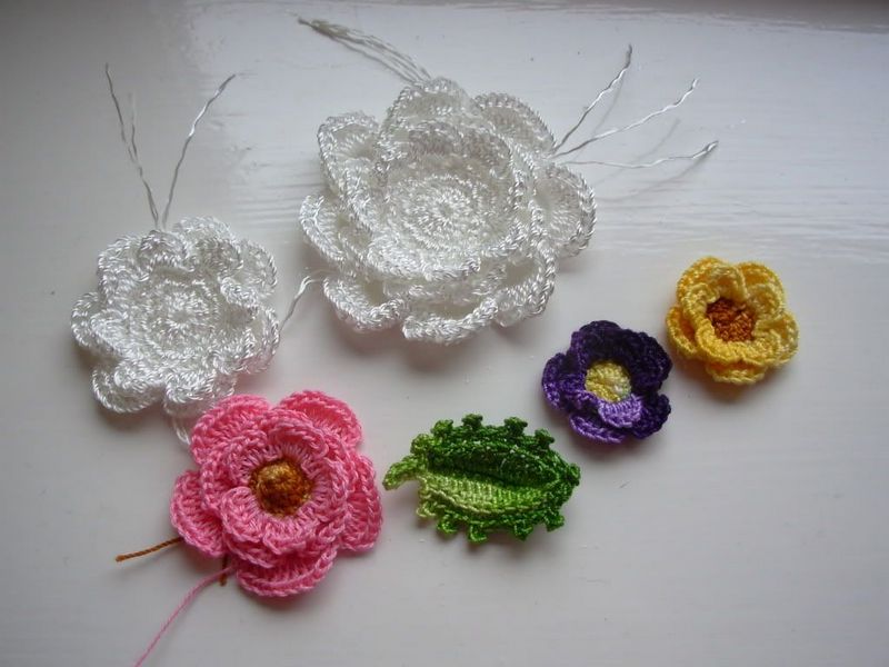 13 Crochet Flowers
