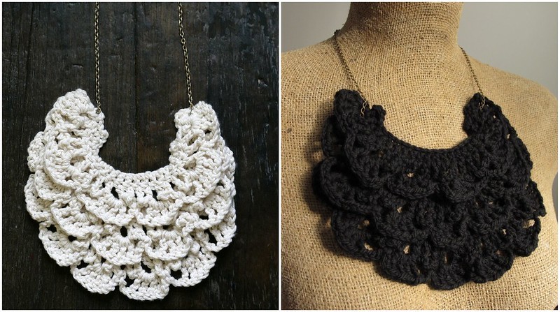 15 Crochet Bib Necklace Pattern