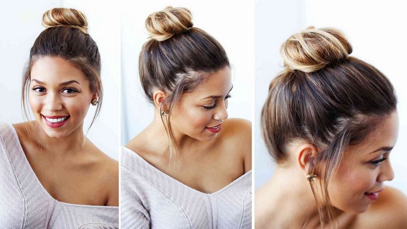 15 Quick & Easy Bun For Shorter Hair