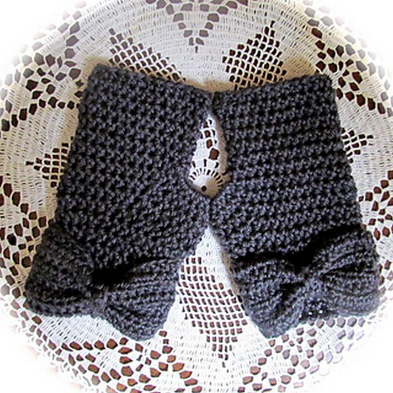 18 Fingerless Bow Gloves
