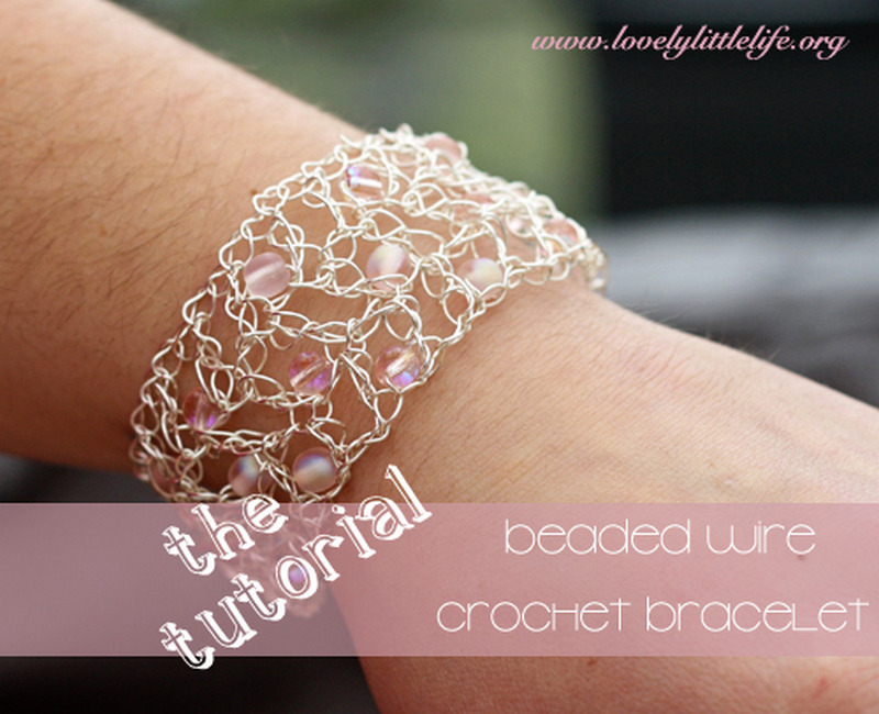 29 Crochet Wire Bracelet Tutorial