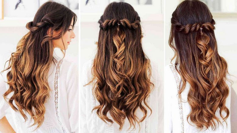 30 Twist-Back Hairstyle