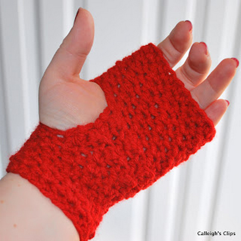 37 Textured Fingerless Gloves