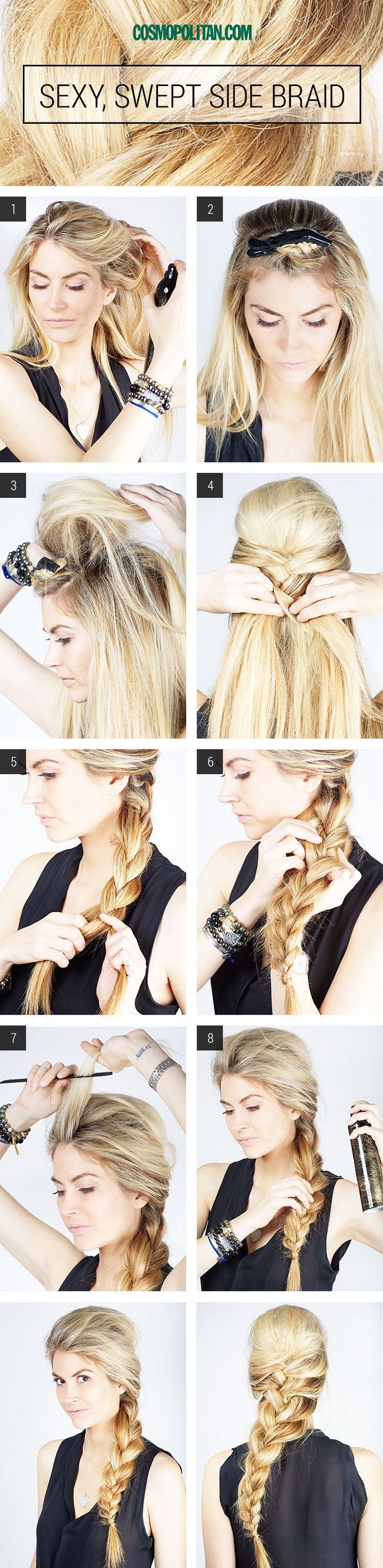 48 Sexy Side Braid