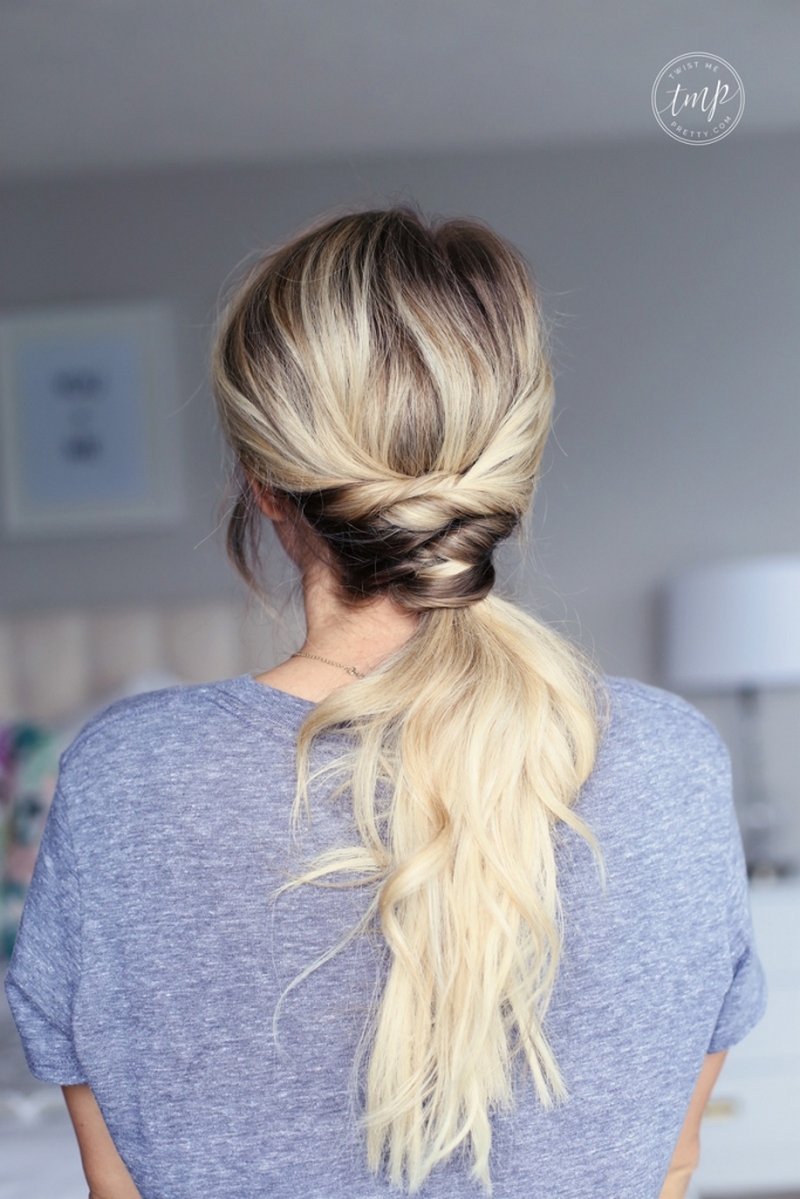 9 DIY Twisted Ponytail