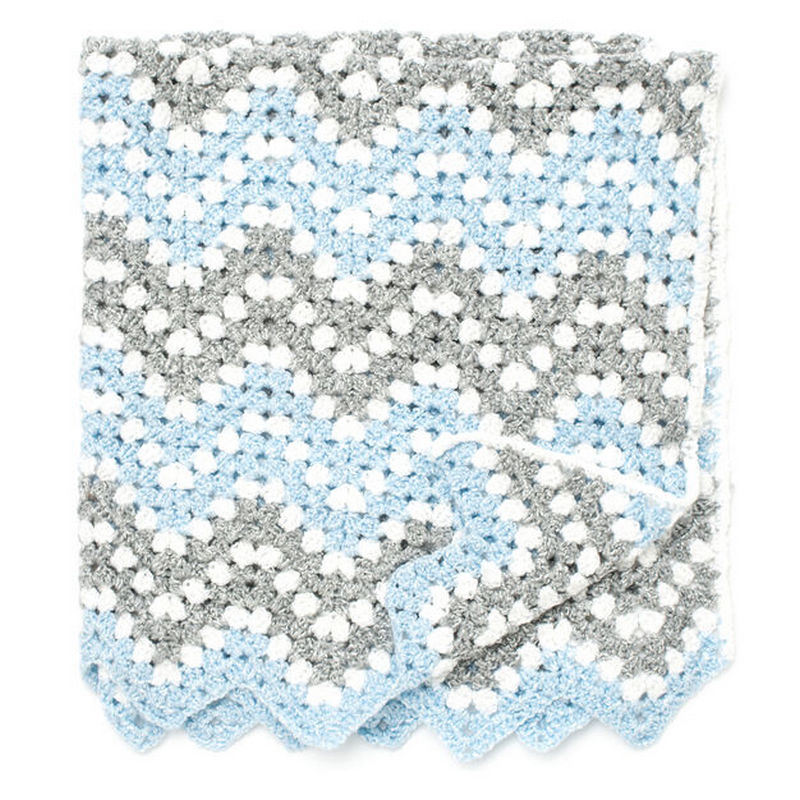 Bernat Ripple Waves Crochet Blanket