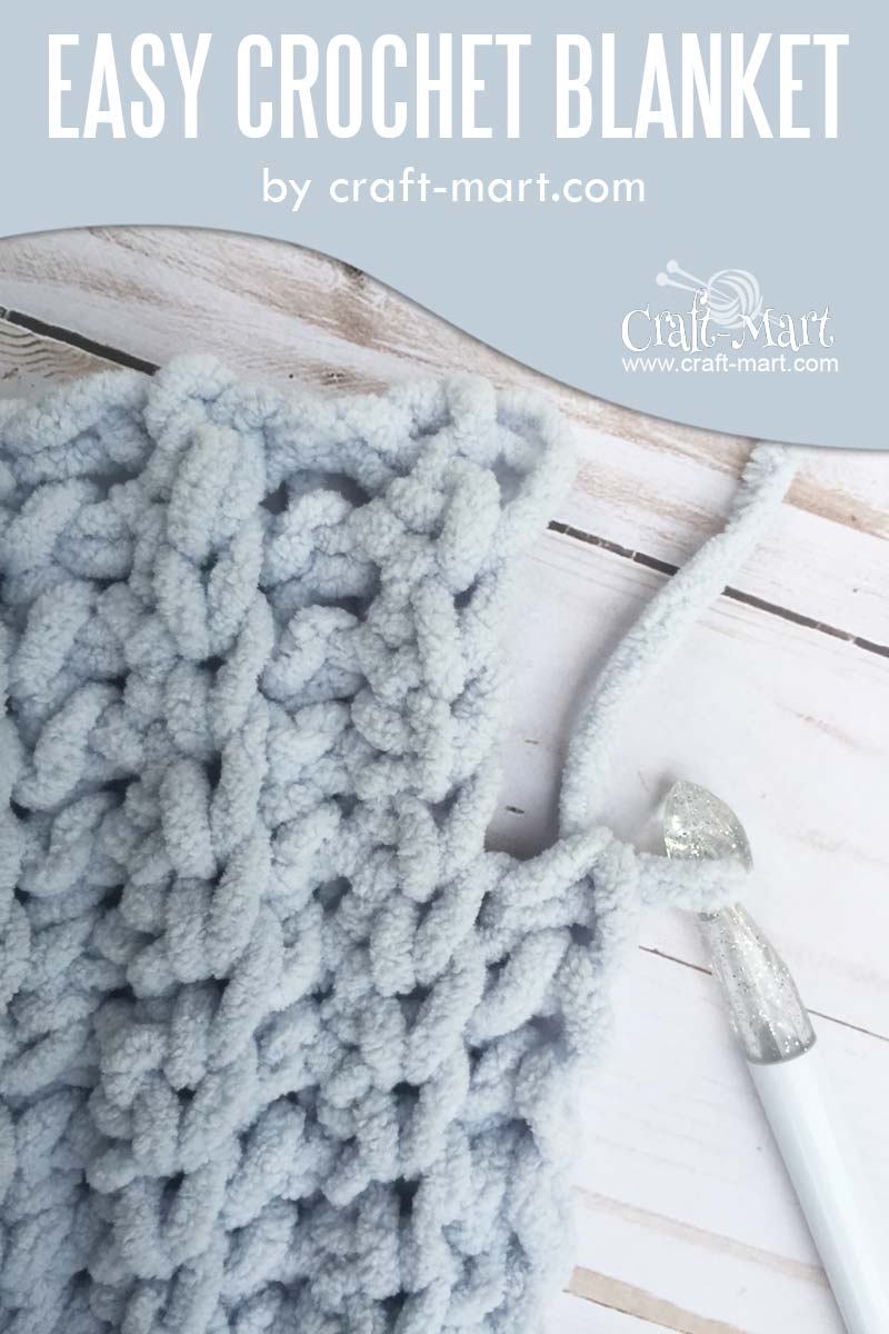 Simple and Easy Crochet Blanket Free Pattern