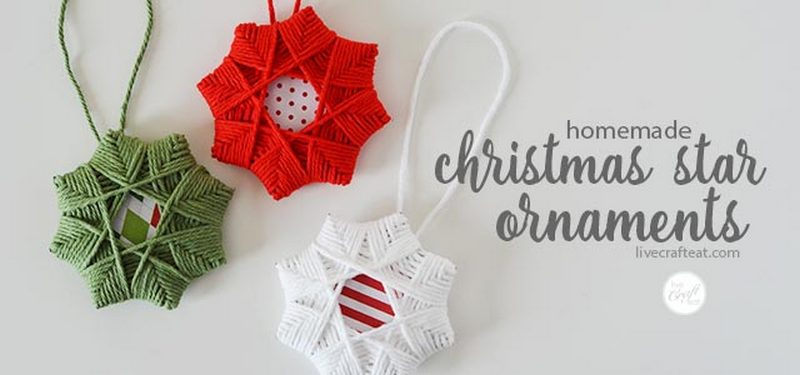 26 Homemade Christmas Tree Star Ornaments
