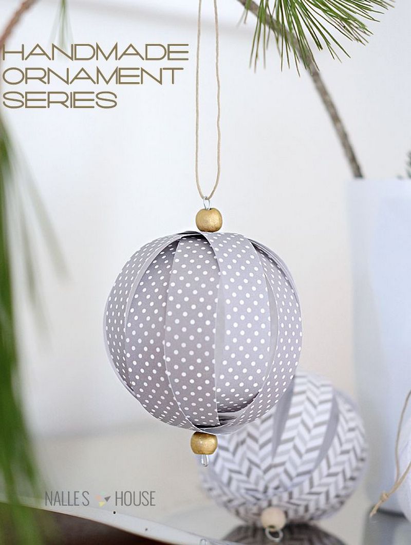 28 Homemade Paper Ball Ornaments