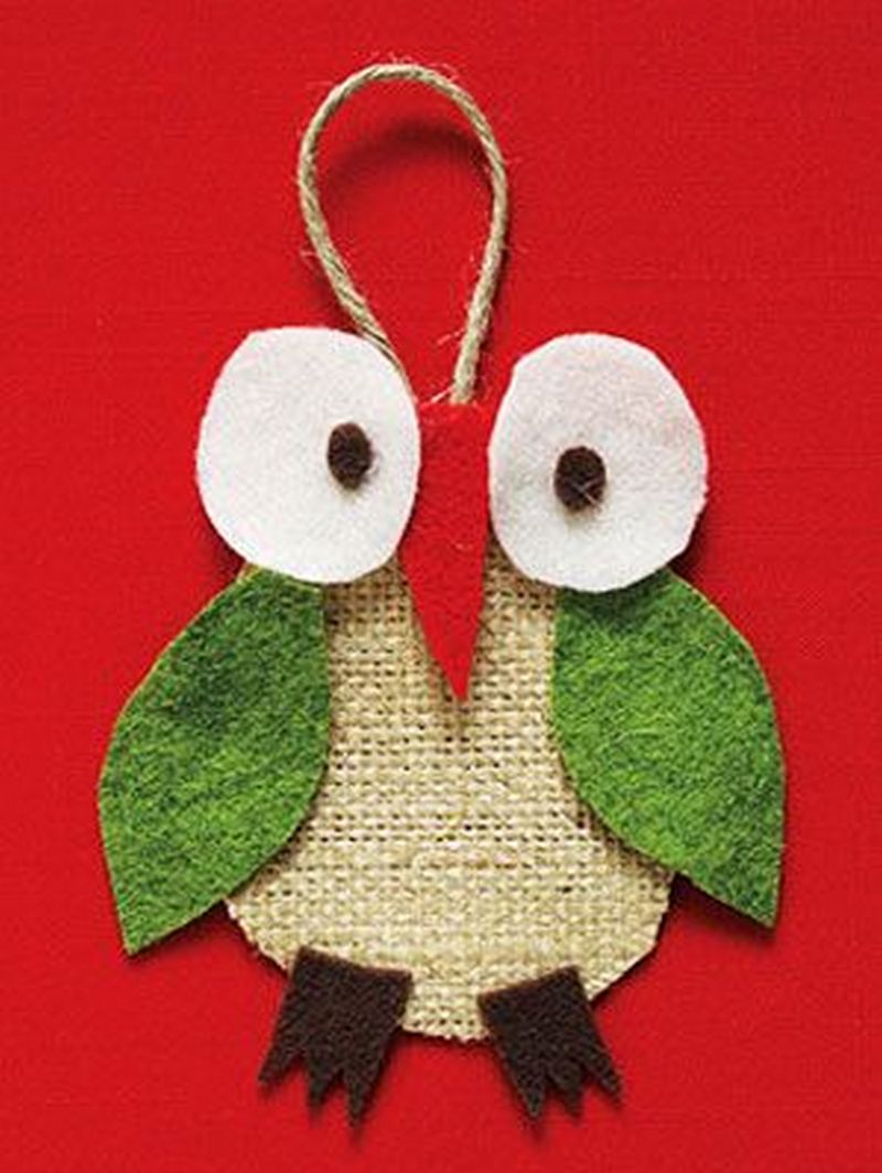 31 Christmas Craft Owl Ornament