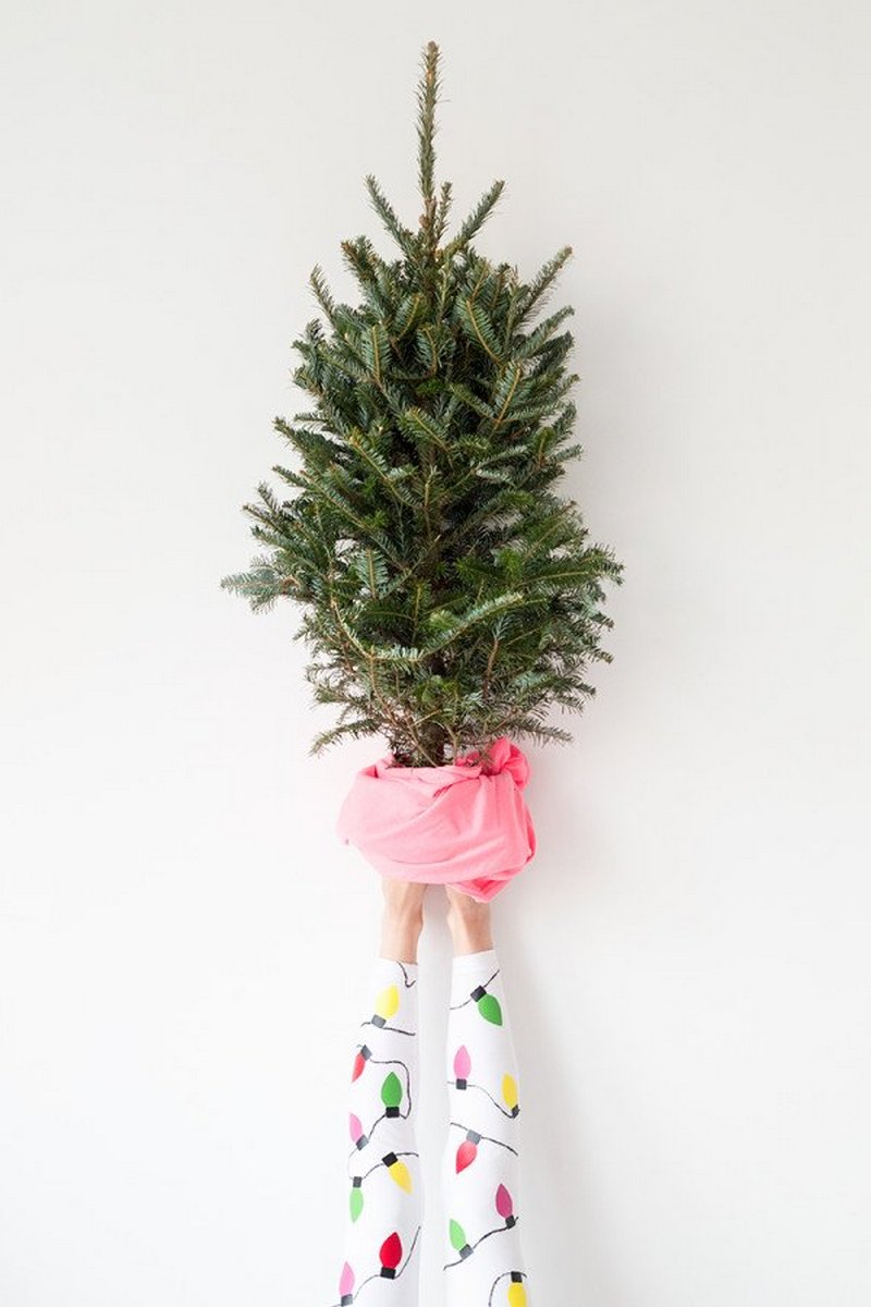 33 DIY Christmas Light Leggings