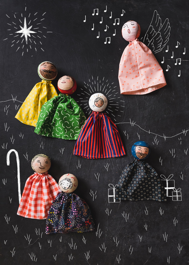 35 DIY Nativity Puppets