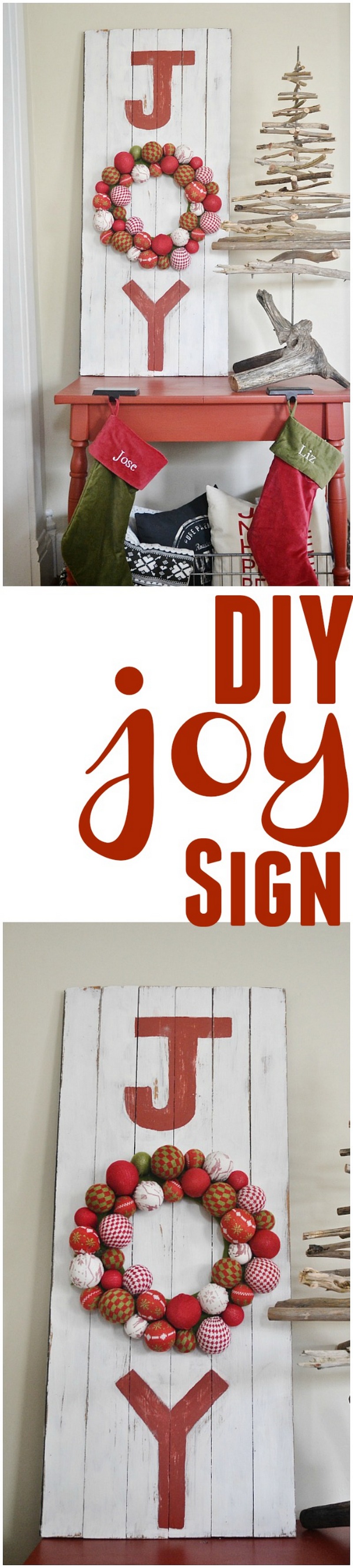 45 DIY Joy Sign