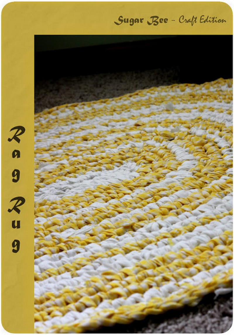 45 Sugar Bee Rag Rug Tutorial