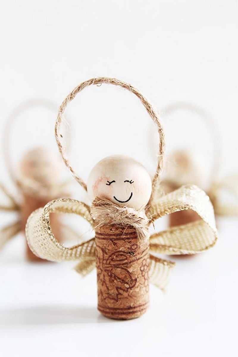 49 Wine Cork Angels