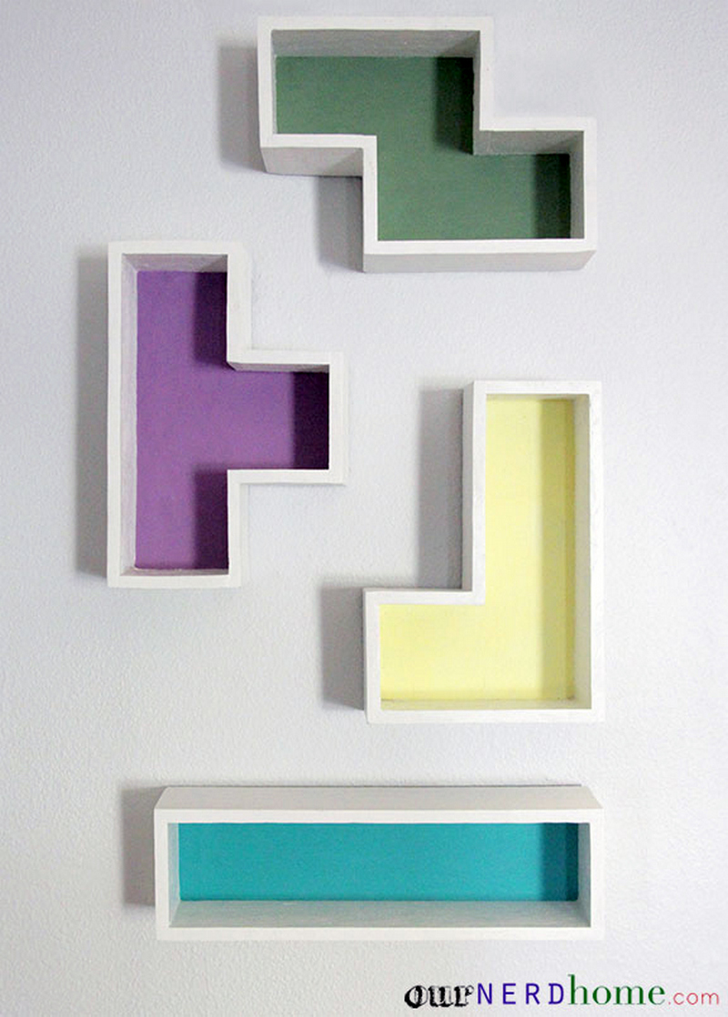 10 DIY Tetris Shelves