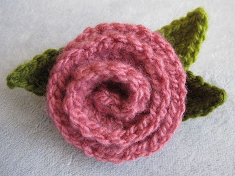 6. Deco Rose Free Crochet Pattern