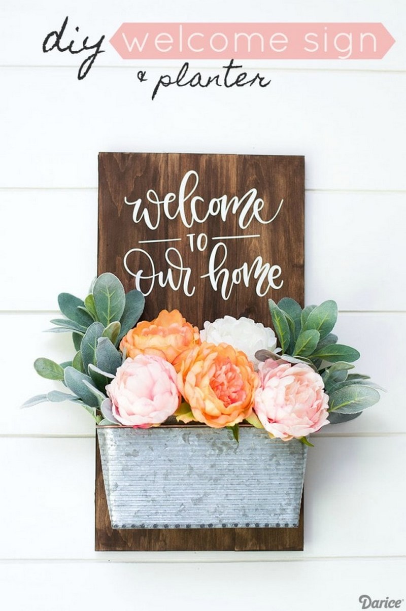 1. Front Door Welcome Sign